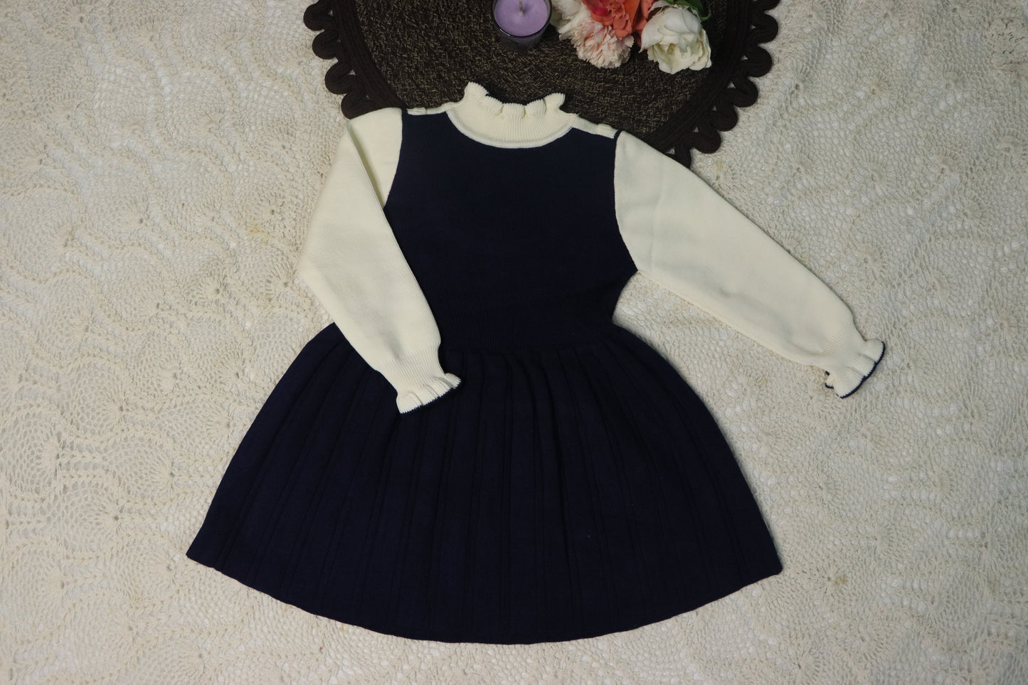 wollen frock-blue