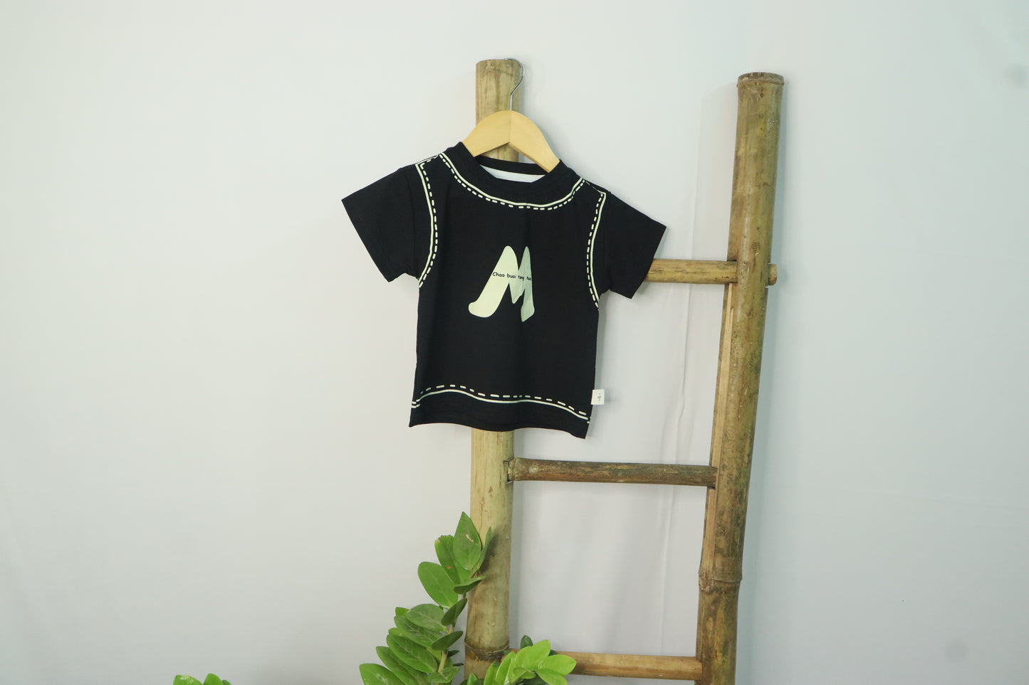 Black Short Cord Set for Boys-Black